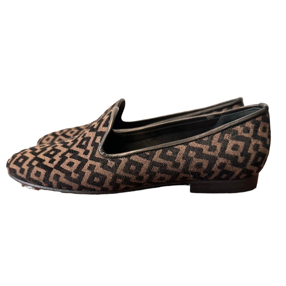Ramon Tenza Geometric Print Loafer Flats Size 8.5N - Picture 2 of 7